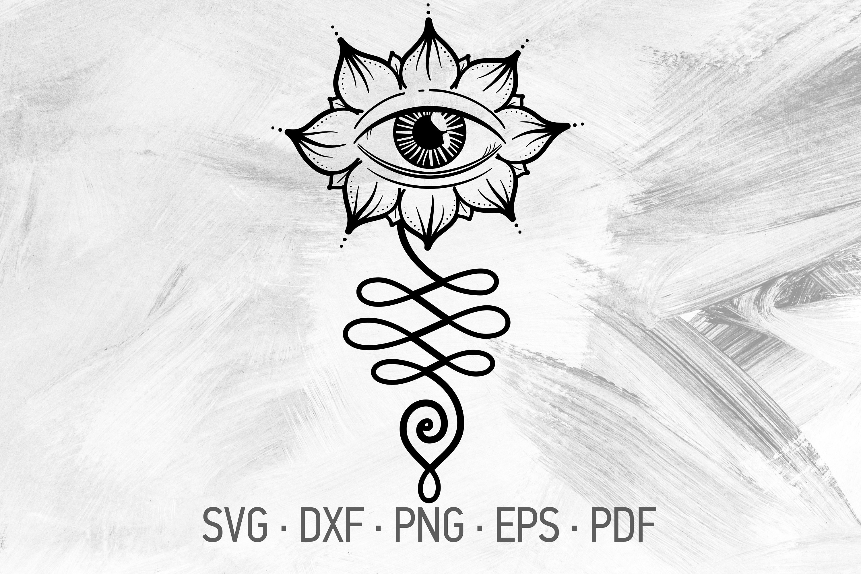 Download Unalome Lotus SVG Cricut Cut Files Lotus Eye Mandala Shirt ...
