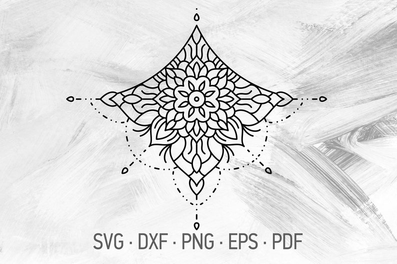 Free Free 91 Lotus Flower Svg Cricut Mandala Svg SVG PNG EPS DXF File