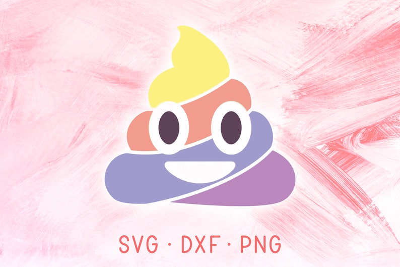 Download Unicorn Poop Funny Poop Emoji Unicorn Poop SVG DXF PNG | Etsy