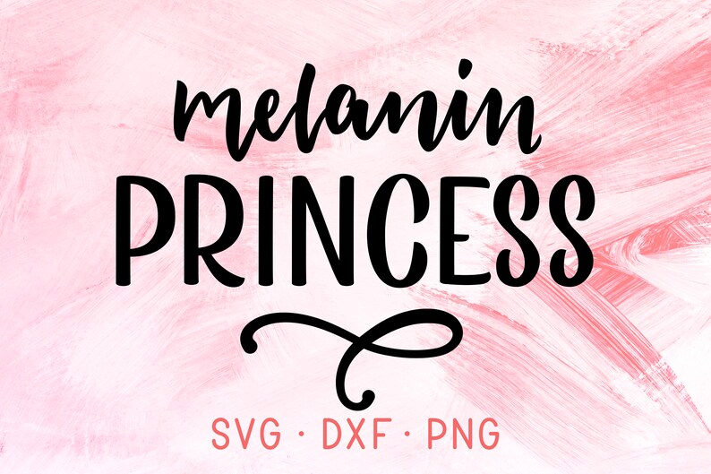 Download Melanin Princess SVG DXF PNG Cut Files For Cricut Hand | Etsy