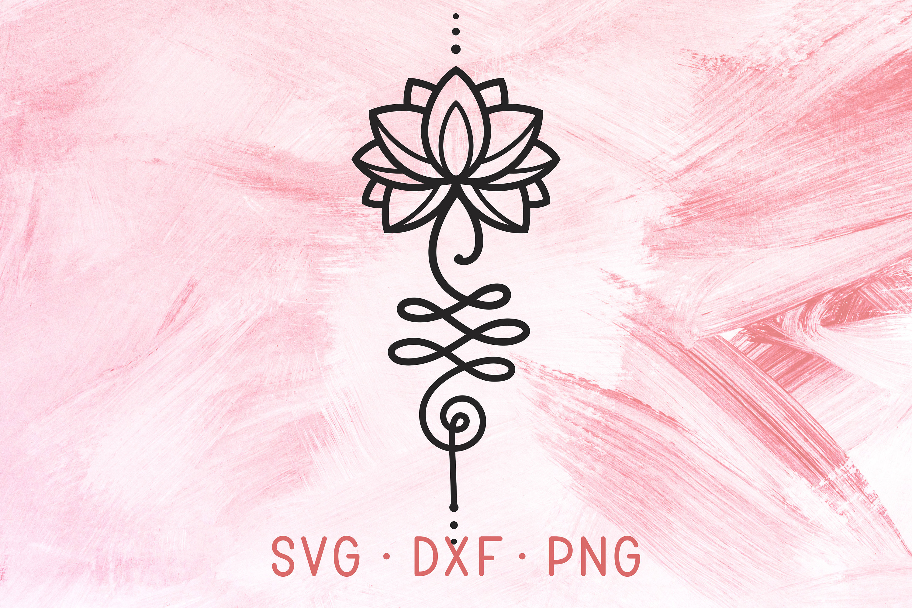 Download Lotus Flower Unalome SVG Files For Cricut Floral ...