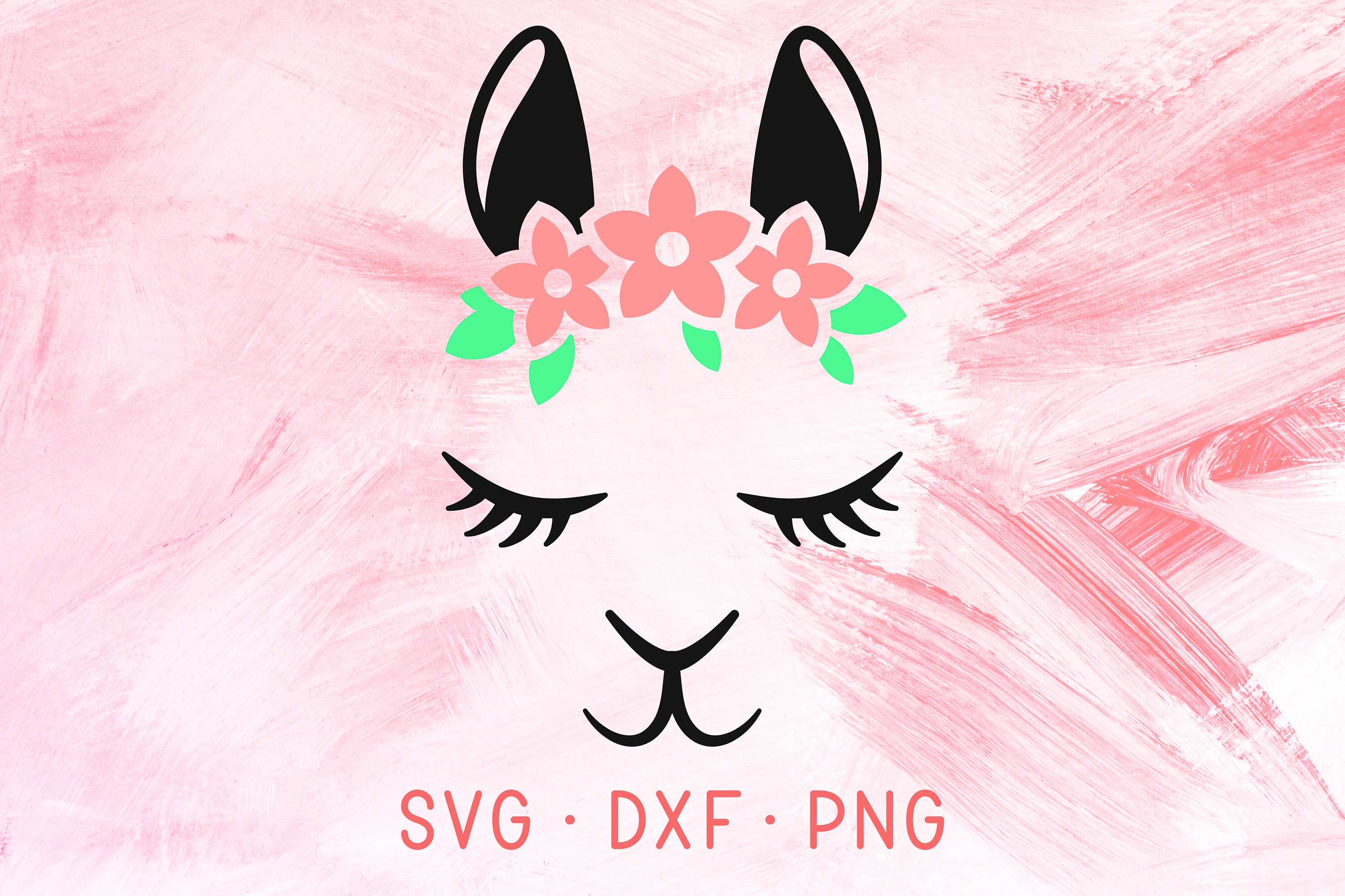 Lama Face SVG DXF PNG Llama Face Svg Alpaca face Svg Llama ...