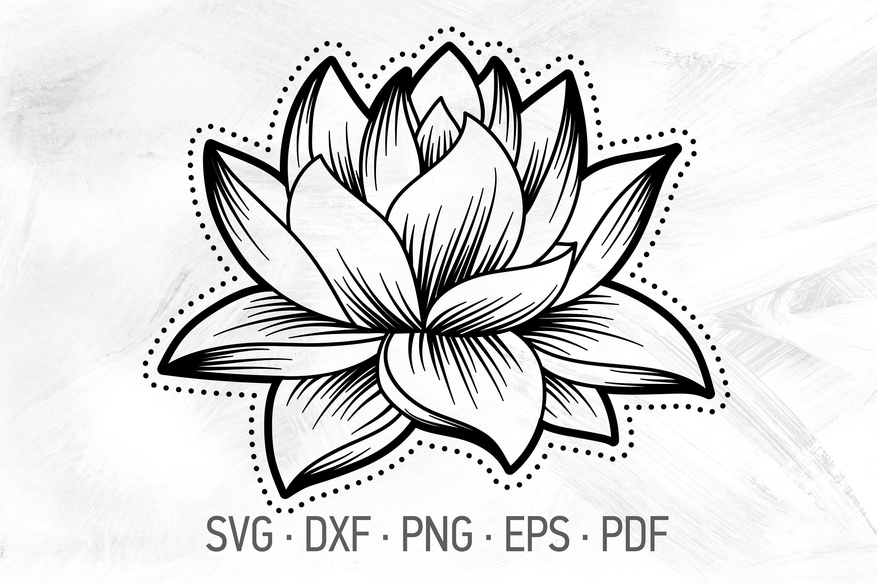 How To Draw A Lotus Flower Tattoo
