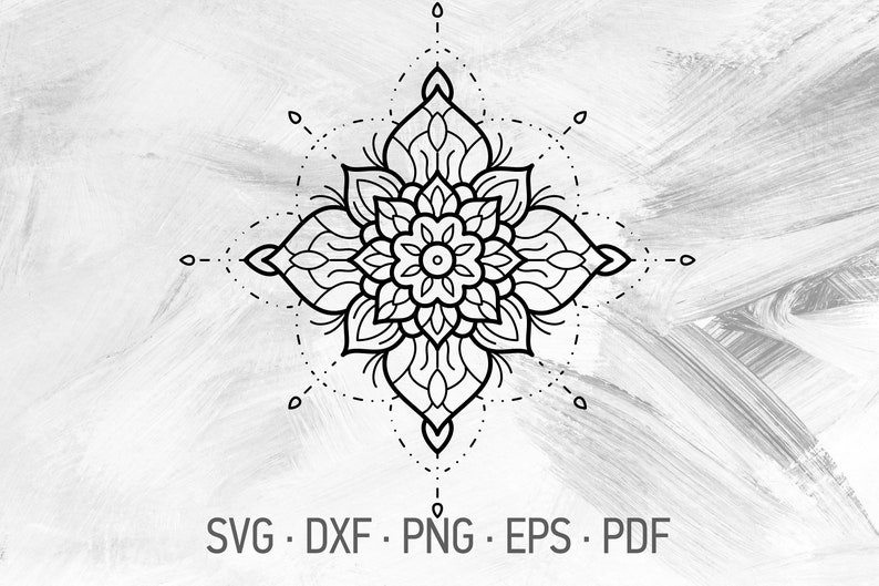 Download Lotus Eye Mandala SVG Cricut Cut Files Lotus Flower ...