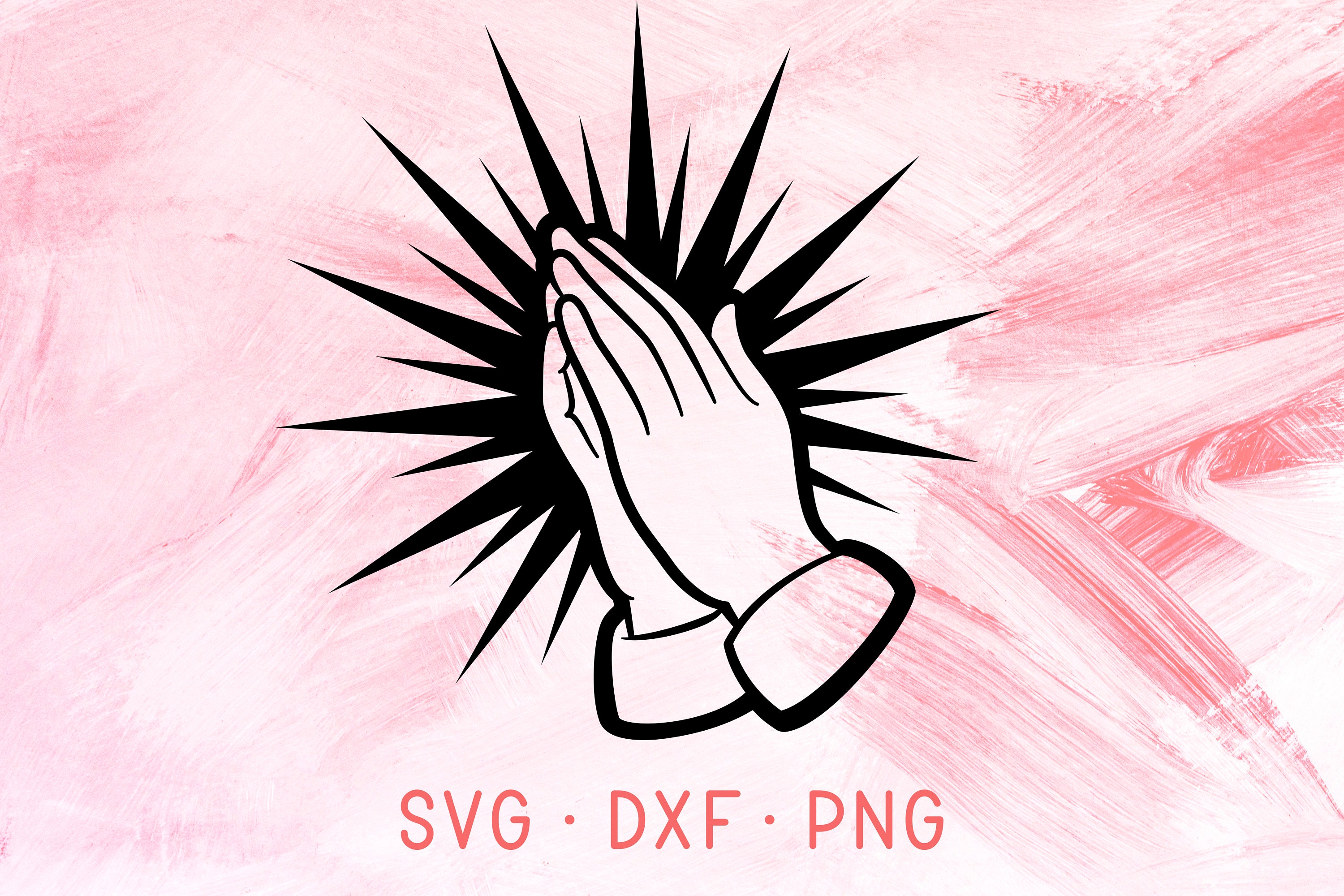 Praying Hands Svg Praying Clip Art Cricut Cut Files Etsy Uk | The Best ...