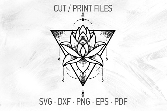 Download Art Collectibles Clip Art Oriental Symbol Lotus Eye Moon Mandala Svg Cricut Cut Files Svg Dxf Png Eps Pdf Crescent Moon Lotus Shirt Design