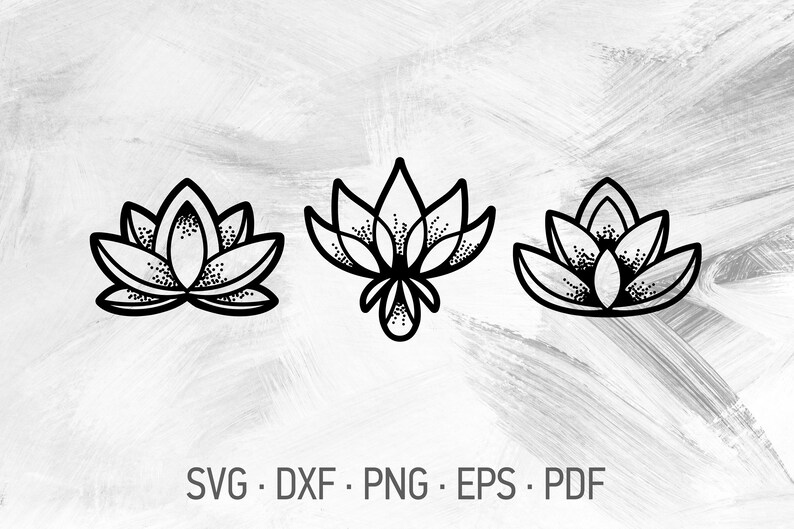 Download Lotus SVG Bundle Cricut Cut Files Lotus Flower Shirt ...