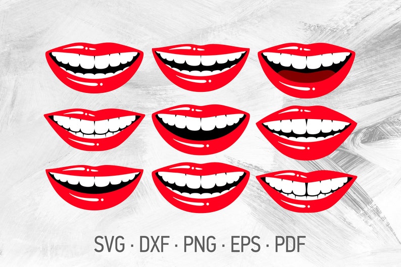 Download Smile SVG Bundle Files For Cricut Funny Face Mask Designs ...