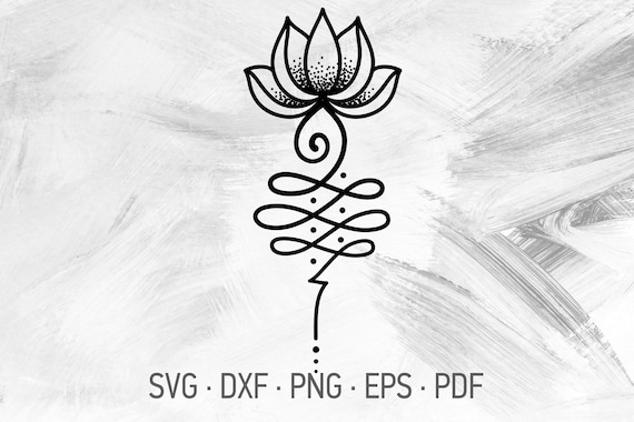 Download Clip Art Unalome Lotus Mandala Svg Cricut Cut Files Celestial Spiritual Symbol Svg Dxf Png Eps Pdf Crescent Moon Lotus Flower Tattoo Design Art Collectibles