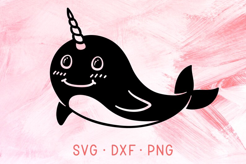 Download Narwhal SVG DXF PNG Whale Clipart Unicorn Of The Sea Svg ...