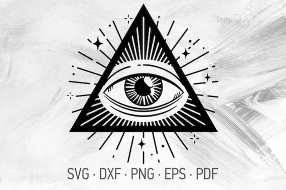 Download All Seeing Eye Svg Cricut Cut Files Illuminati Symbol Shirt Etsy