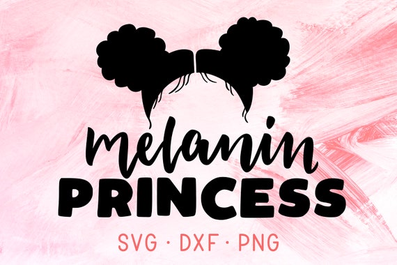Download Melanin Princess SVG DXF PNG Silhouette & Cricut Cut Files ...