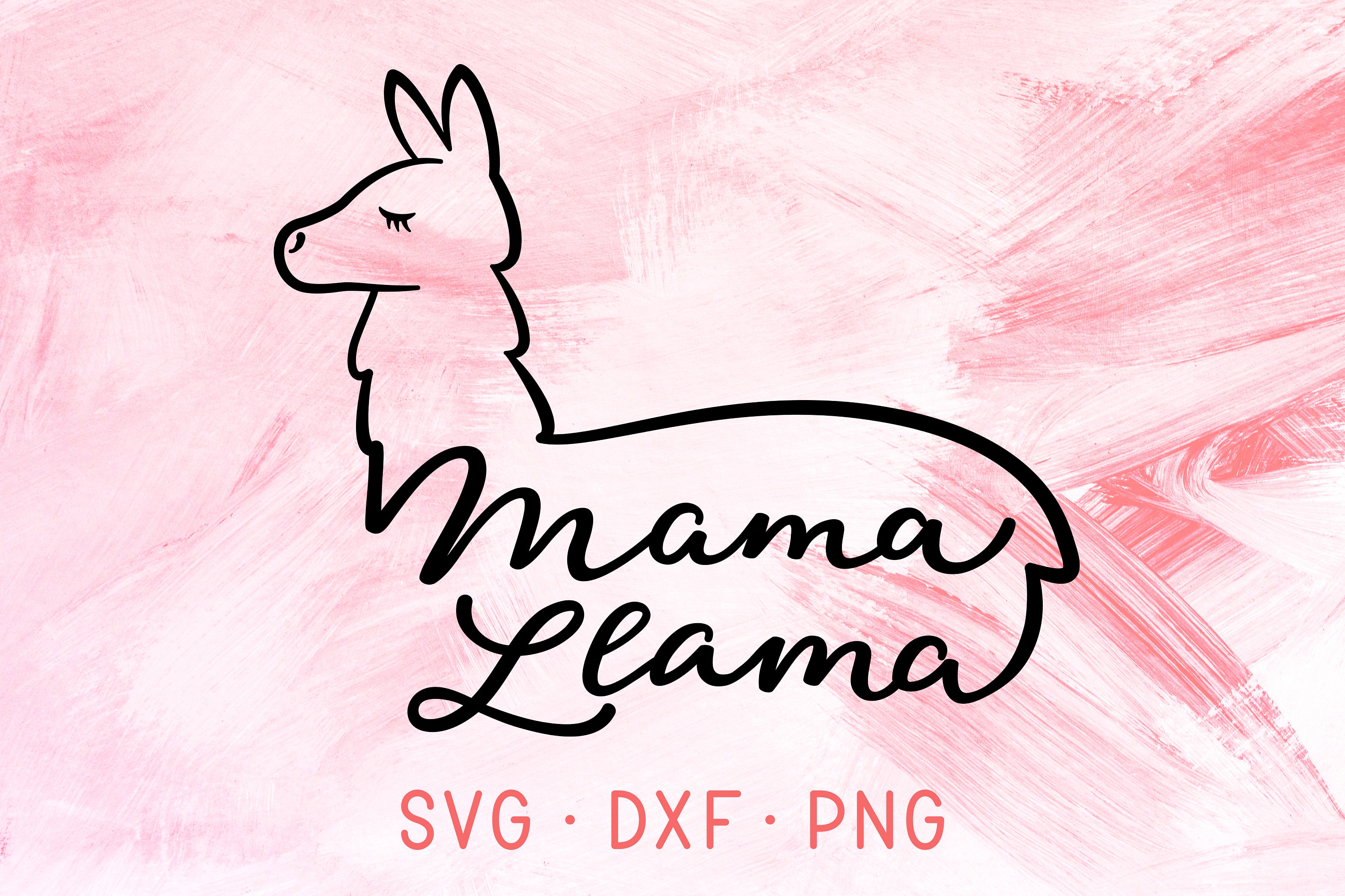 Llama Silhouette SVG
