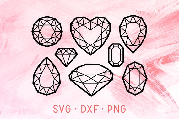 Download Diamond Silhouette Cricut Diamond Svg Bundle Cute Wedding Ring Diy Engagement Raw Crystal Gem Diamond Ring Svg Svg Dxf Diamond Clipart Clip Art Art Collectibles Minyamarket Com