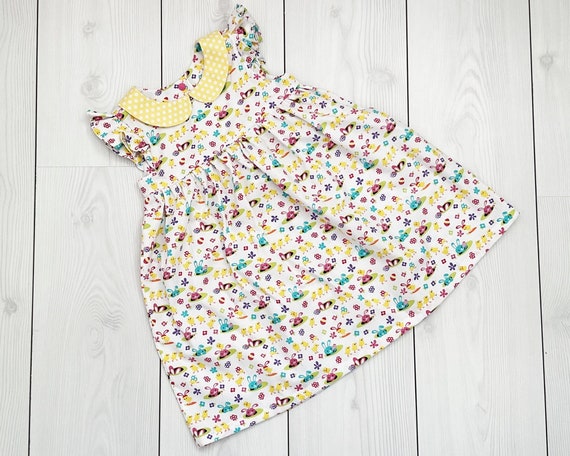 cute dresses for 3 year olds Girl's Stylish Floral Print Dress, Birthday and Holiday Gift for Kids, Cute  and * Children's Casual Outerwear, Breathable and Comfortable Fashionable  Girls' Clothing