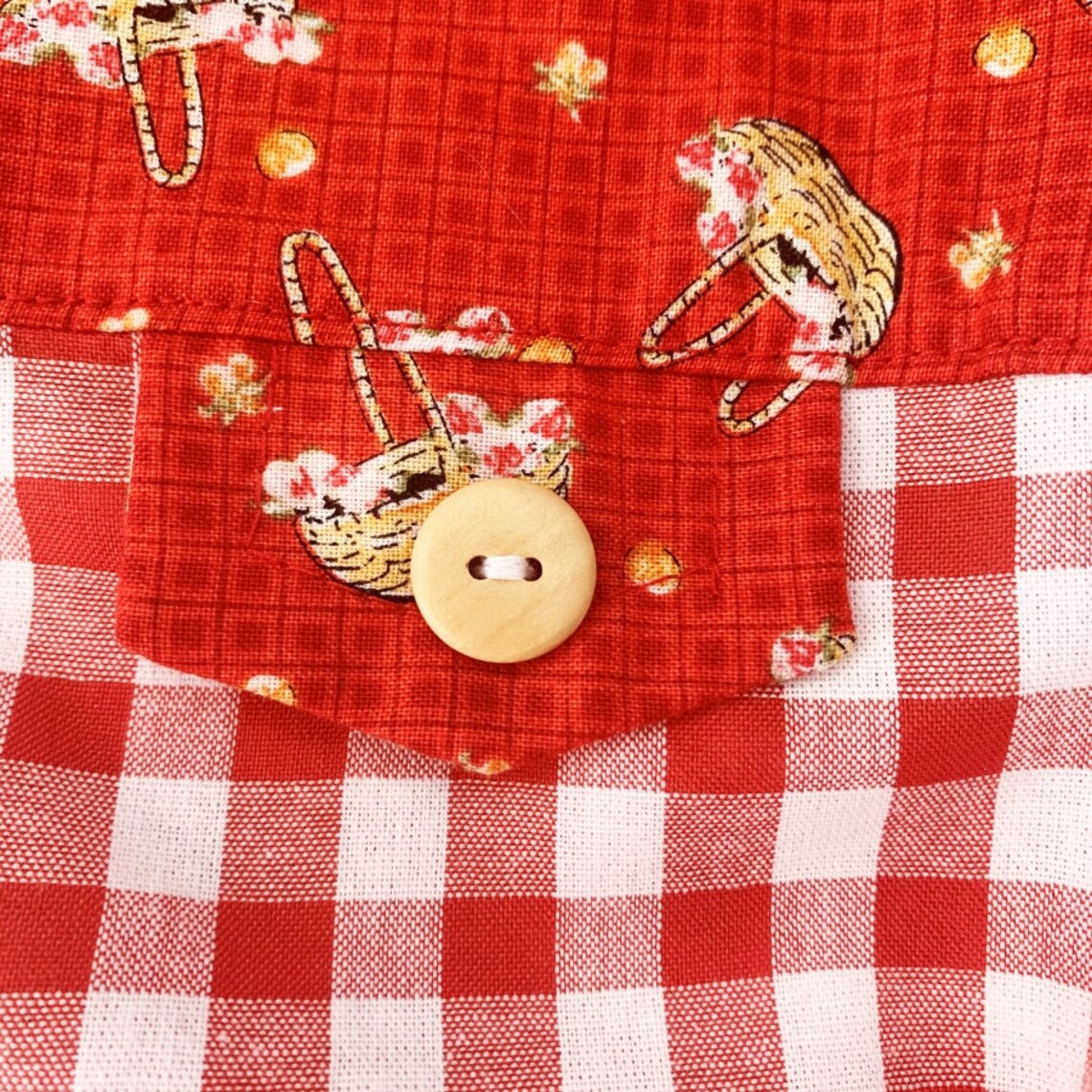 6 Months Girl Romper Baby Girl Gingham Romper Red Baby Etsy