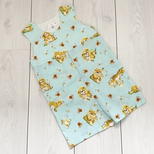 Kids lion romper, boys lion overalls, toddler all in one, boys short overalls
