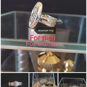 Personal Portable biofield regulator,flower-anunnaki ring,made in the biofield, real silver ring,protects, power and stability for your body