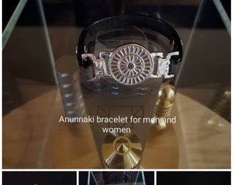 Personal Portable biofield regulator, flower-anunnaki bracelet,made in the biofield, real silver,protects, power and stability for your body