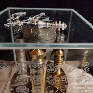 Atlantis luxor+, pendulum, real silver,hi power energy pendulum, strong energy generator, Made in the biofield, a powerful  energy tool