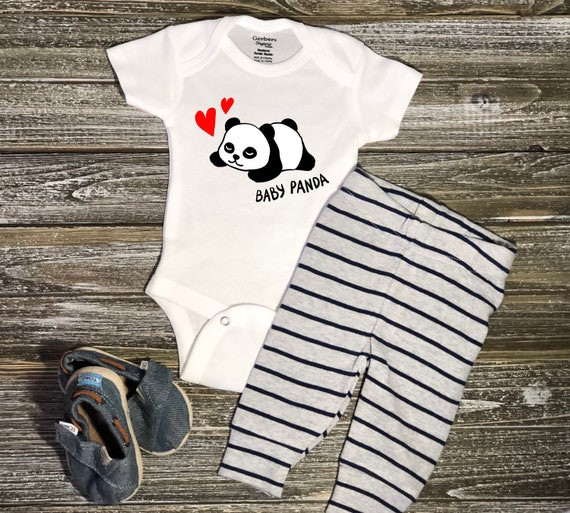 panda onesie baby