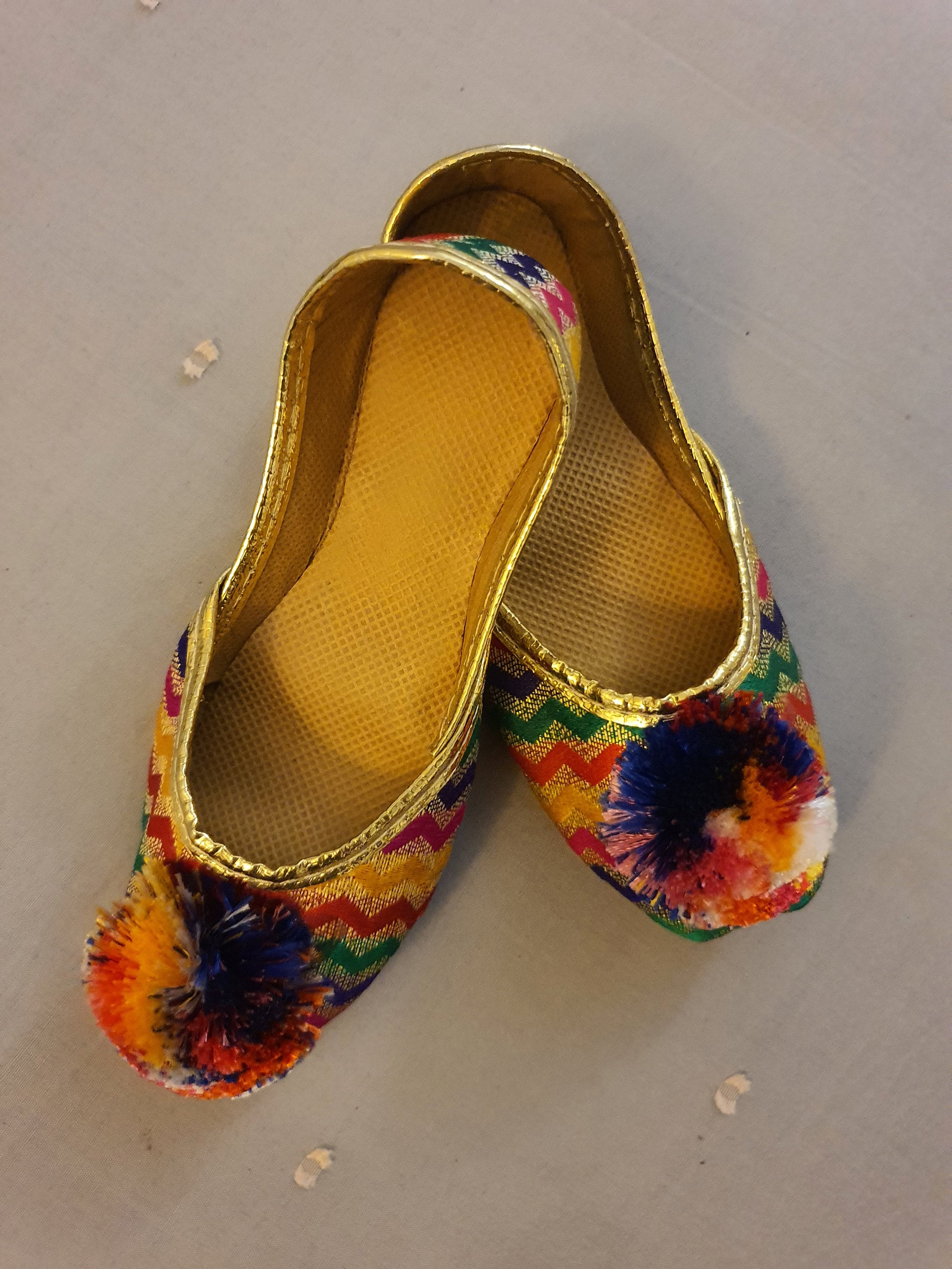 TWINKLE Toddler Girl Khussa Shoes Baby Girl Jutti Indian Baby Shoe