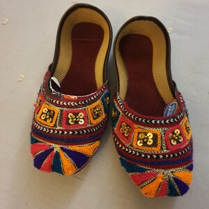 RAINBOW: Baby kids khussa Indian baby Shoes Kids punjabi juttis Pakistani kids kids jutti Toddler girl jutti baby girl khussa image 7