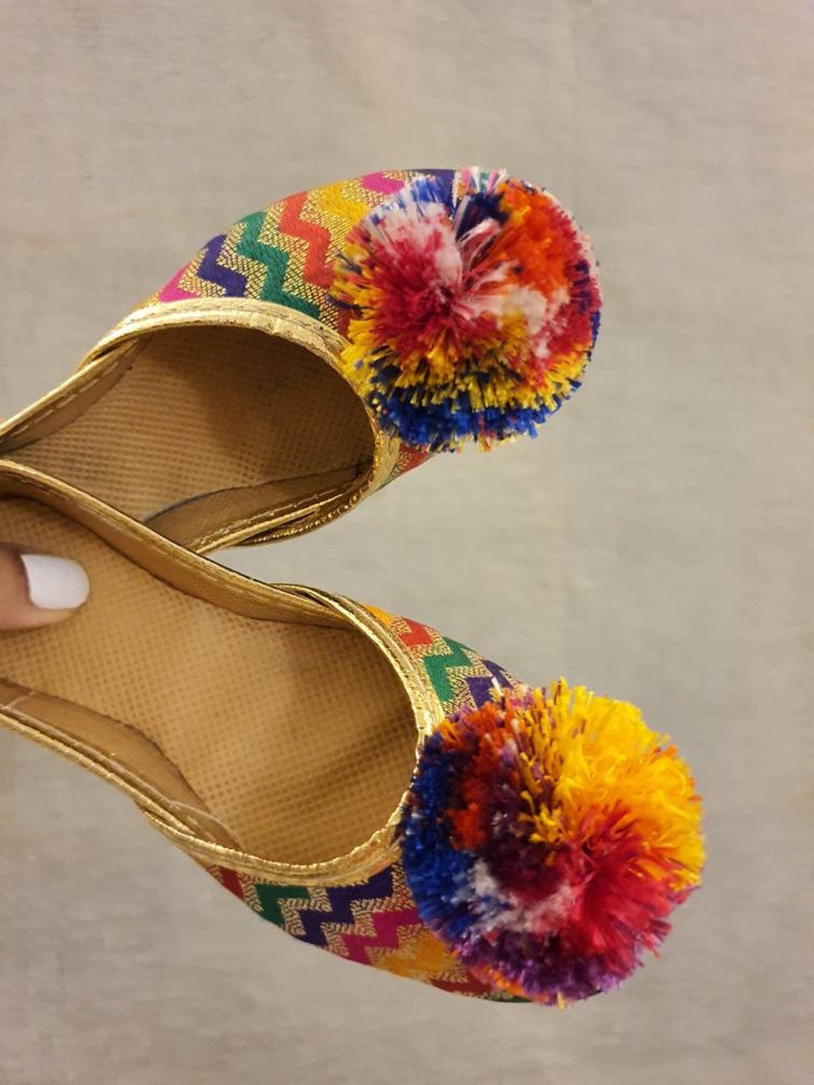 TWINKLE Toddler Girl Khussa Shoes Baby Girl Jutti Indian Baby Shoe