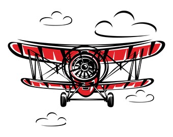 airplane logo etsy