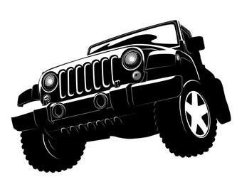Download Jeep silhouette | Etsy