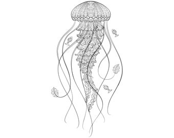 Download Jellyfish svg | Etsy
