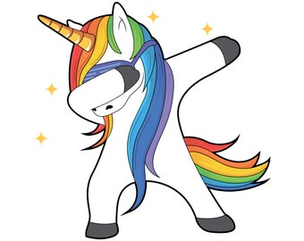 Dabbing Unicorn SilhouetteSVGGraphicsIllustrationVector LogoDigitalClipart Dabbing Unicorn SilhouetteSVGGraphicsIllustrationVector LogoDigitalClipart