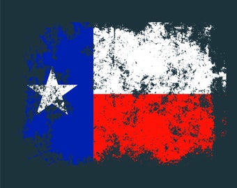 Download Texas flag vector | Etsy