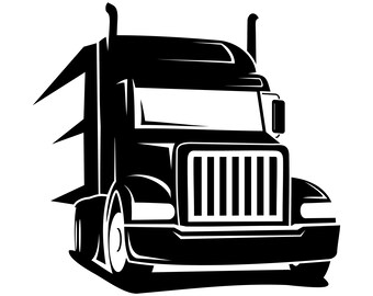 Free Free 136 Semi Truck Silhouette 18 Wheeler Svg Free SVG PNG EPS DXF File