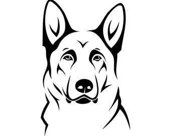 Download German shepherd logo | Etsy