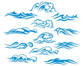 Download Ocean wave svg file | Etsy