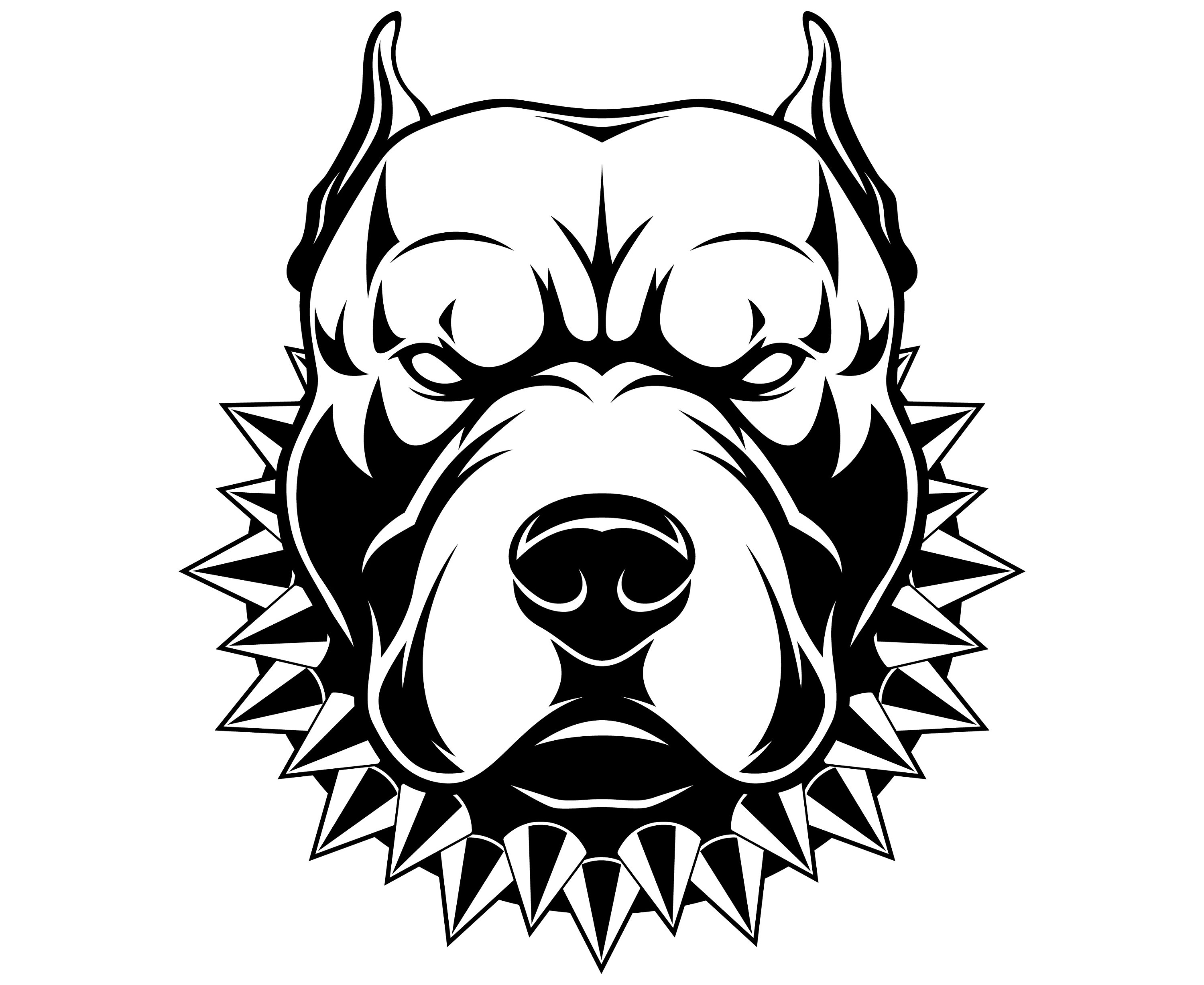 Download Pitbull SVG Pitbull silhouette Dog svg Pitbull clipart | Etsy