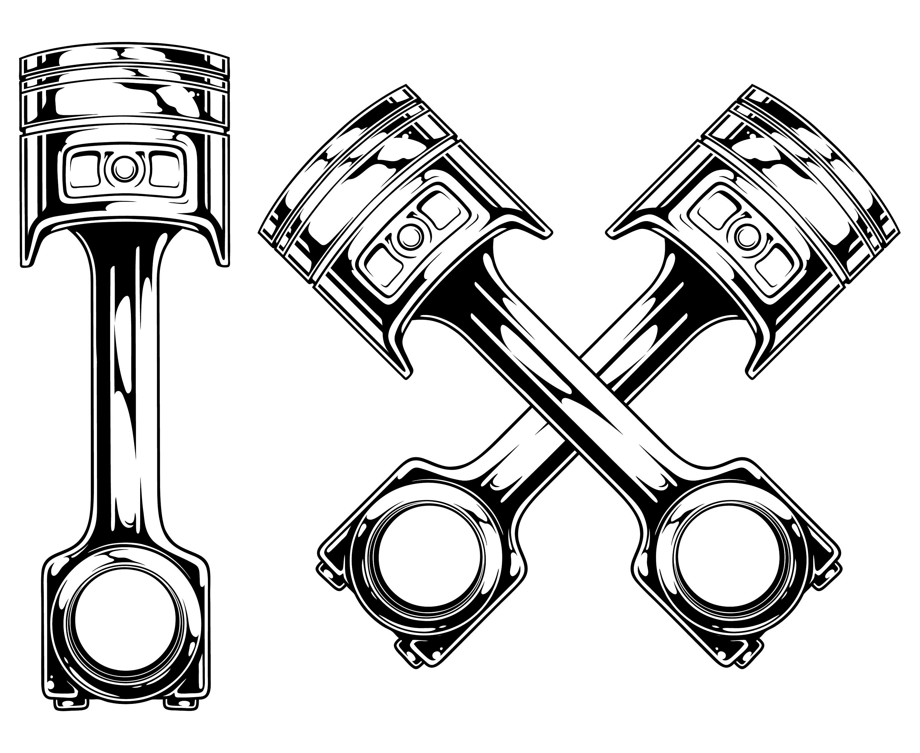 Download Piston SVG Auto mechanic SVG Engine svg Garage svg | Etsy
