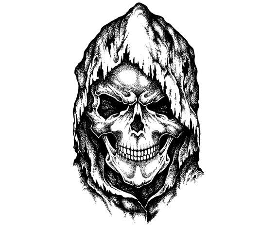 Skull Death Grim reaper | Etsy