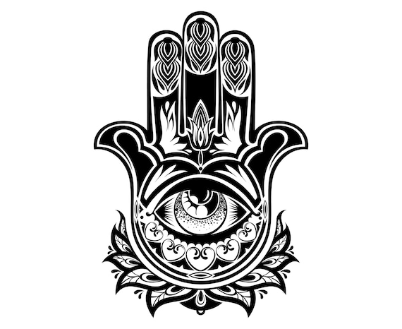 Hand of Fatima Hamsa hand Hand Hamsa Symbol | Etsy
