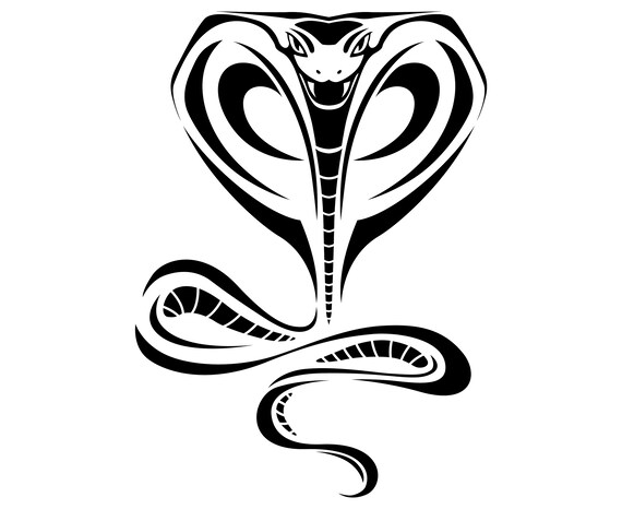 Cobra Snake Symbol Tattoo Tribal Animal | Etsy