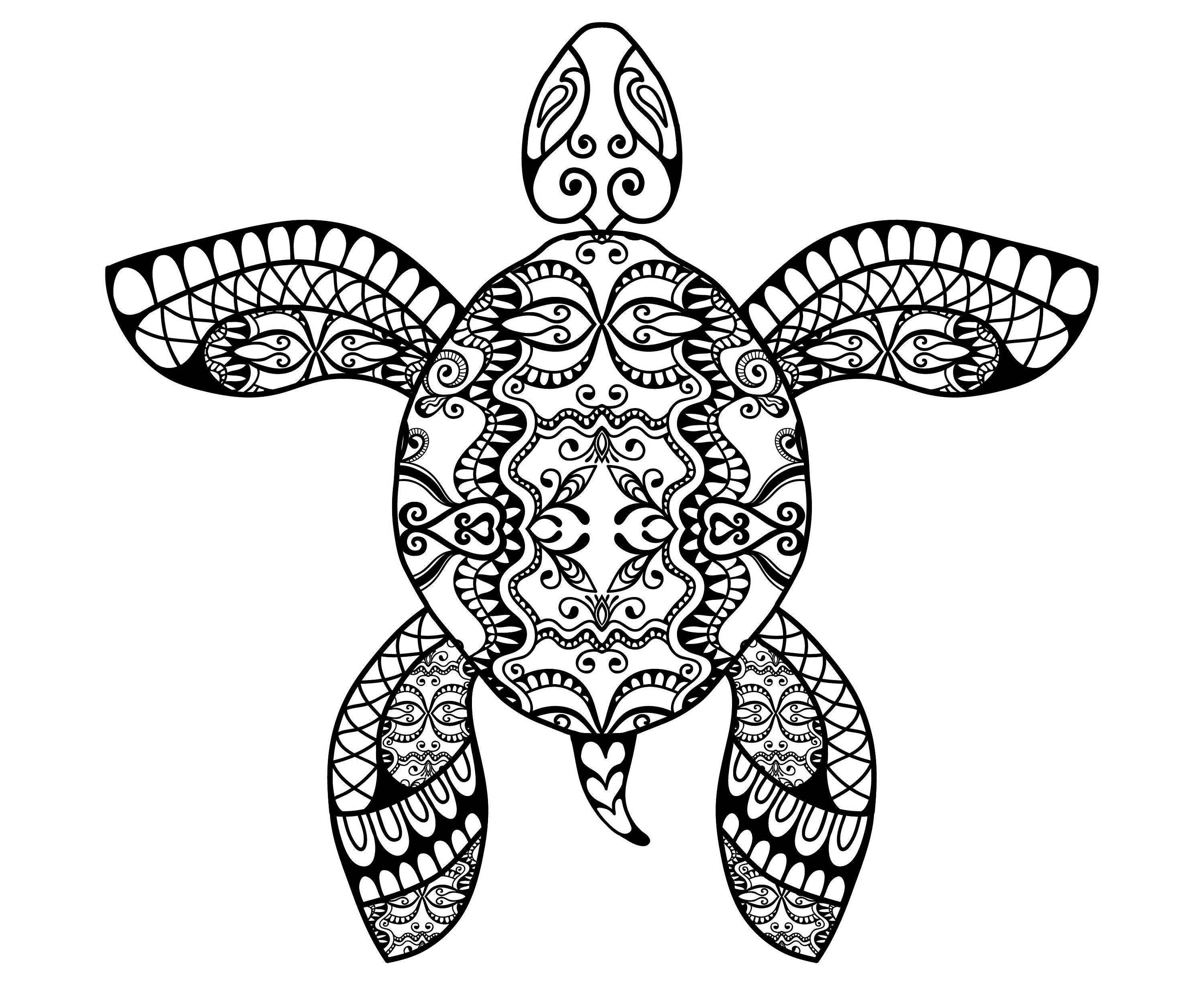 Turtle Svg Zentangle Svg Mandala Svg Sea Turtle Svg Svg Files | The ...