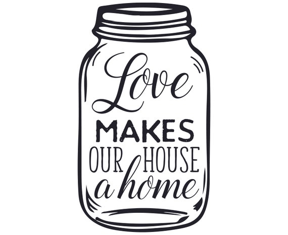 Download Love makes our house a home SVG Home SVG quotes Home quote ...