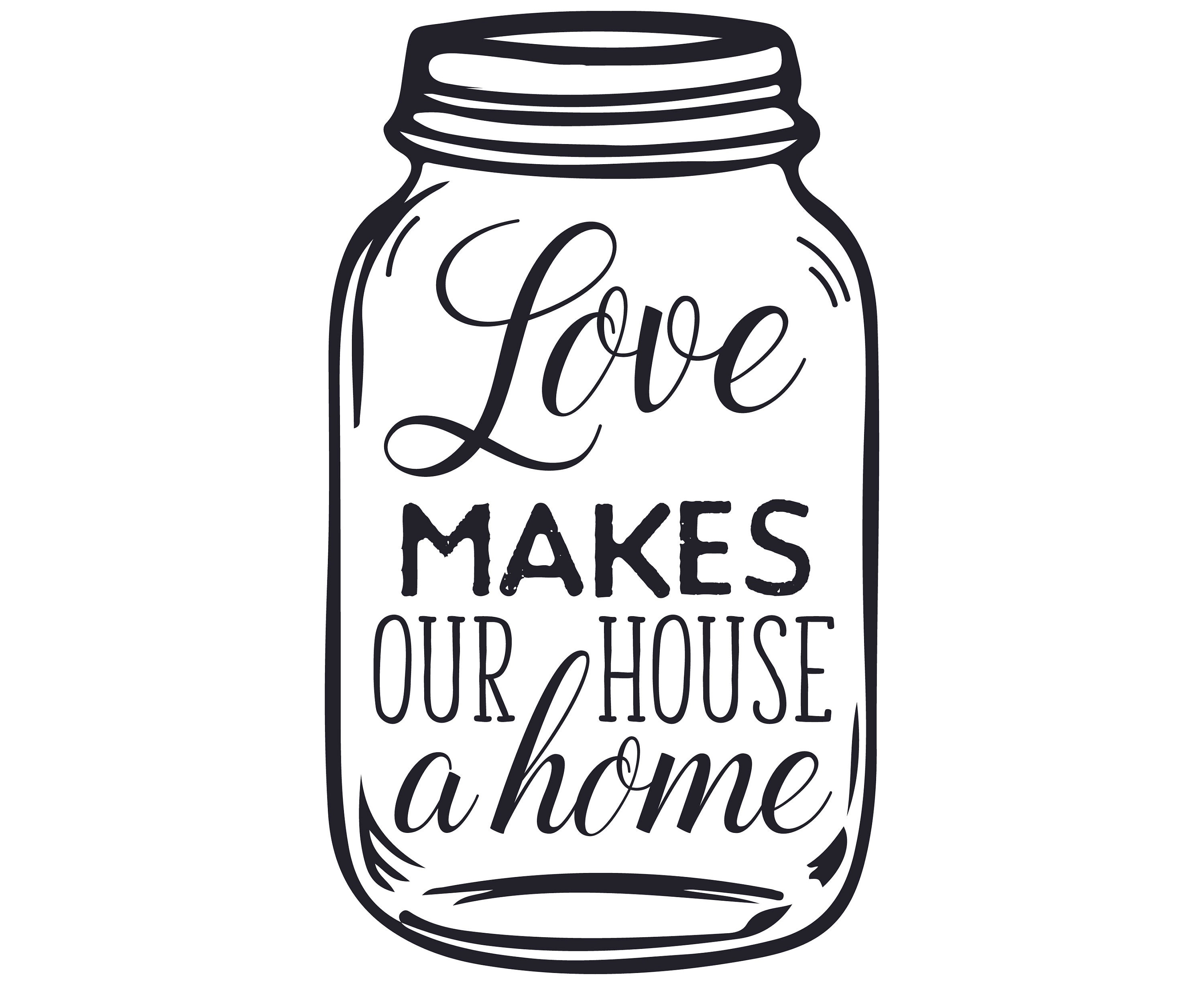 Download Love makes our house a home SVG Home SVG quotes Home quote | Etsy