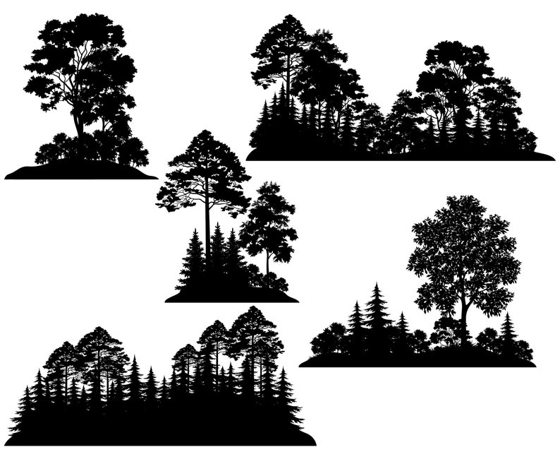 trees tree forest etsy