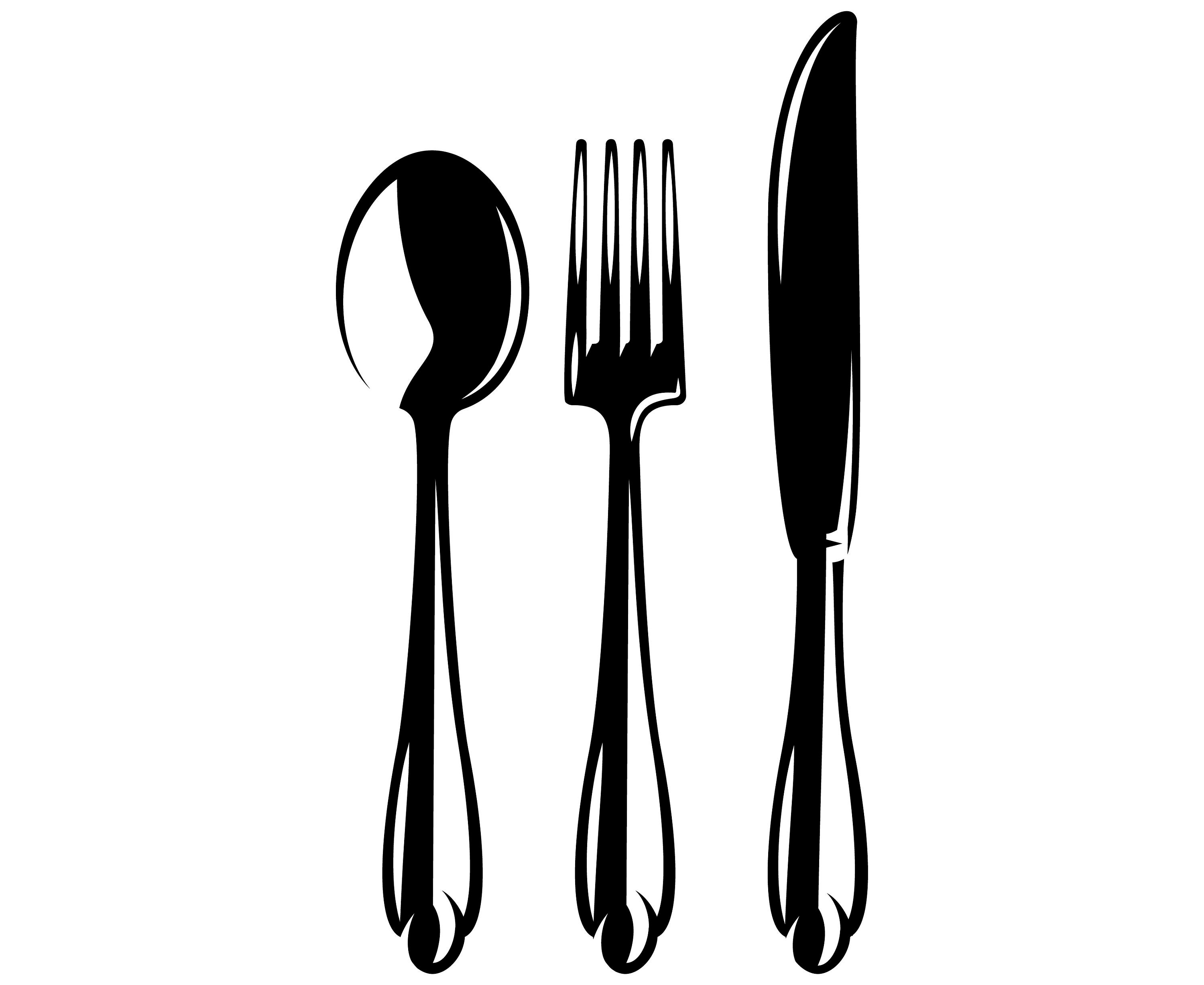 Knife Spoon Fork Kitchen utensils Etsy