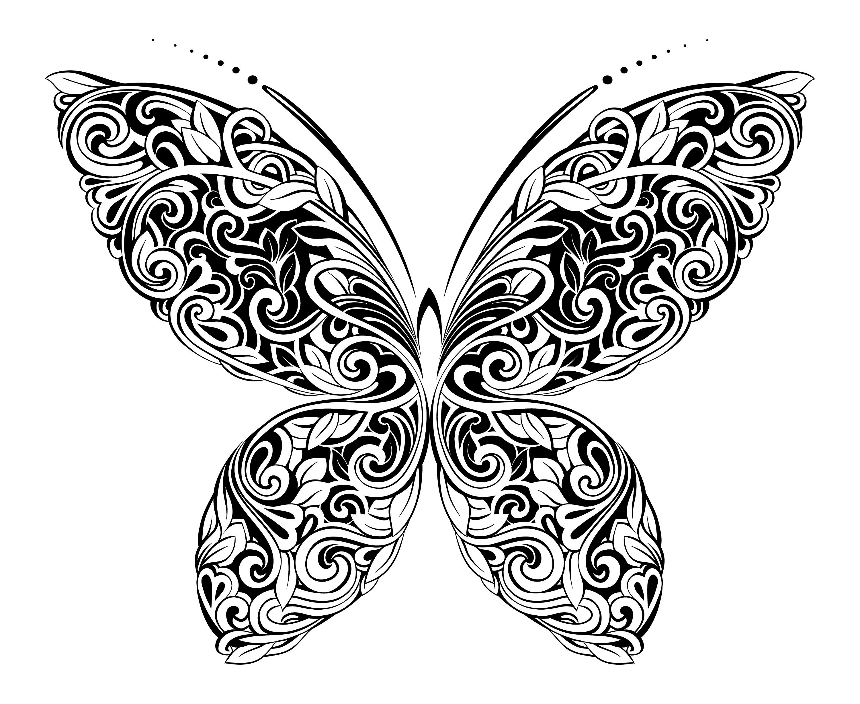 Download Mandala papillon SVG SVG Mandala papillon Mandala | Etsy