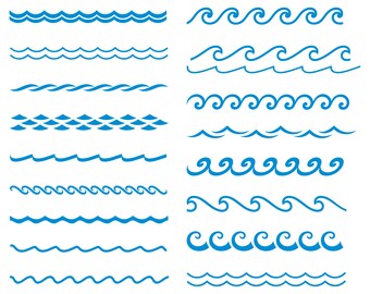 Wave, Ocean waves, Waves, Sea waves, SVG,Graphics,Illustration,Vector,Logo,Digital,Clipart