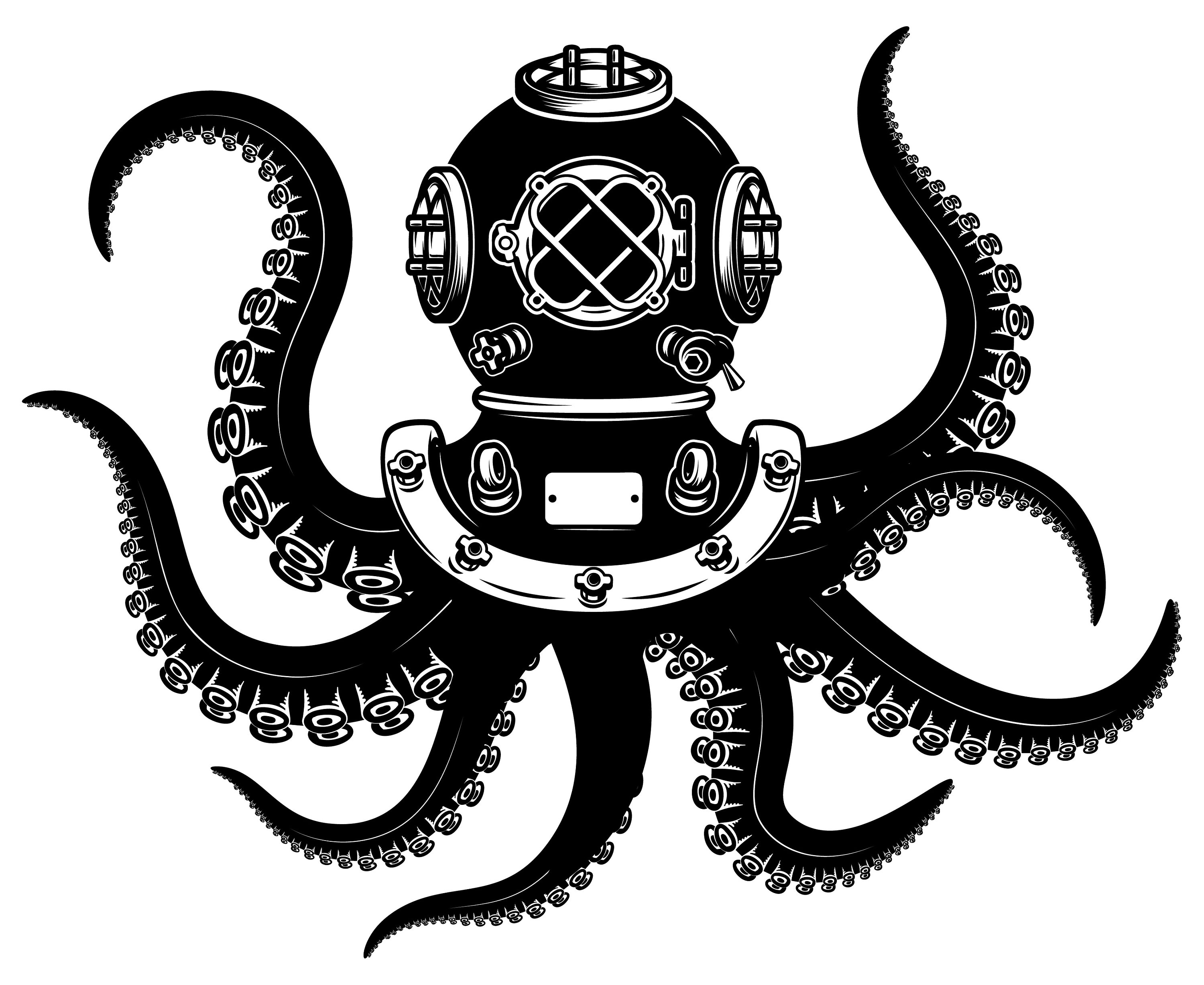 Octopus Diving helmet Etsy