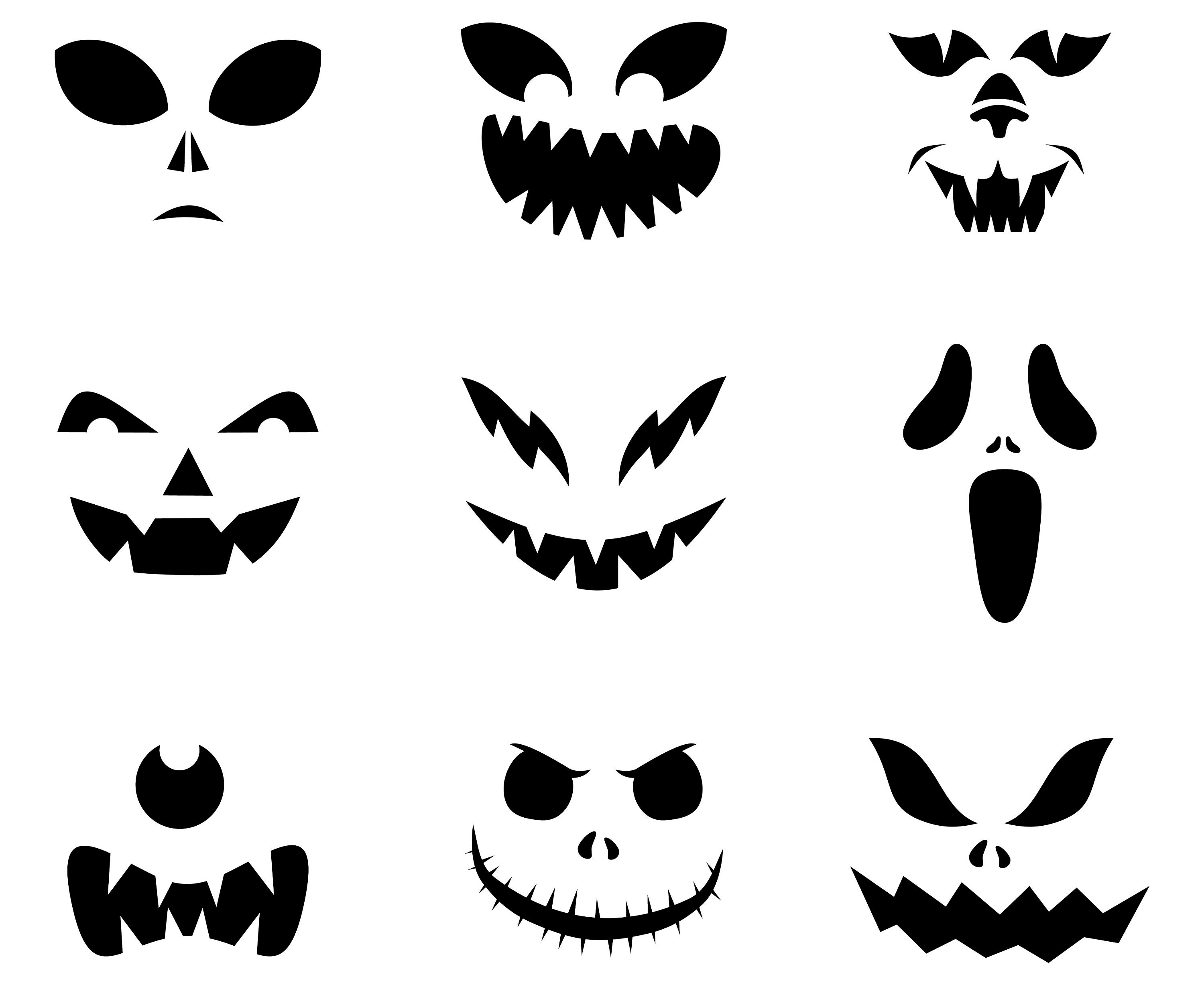 Scary Ghost Face SVG